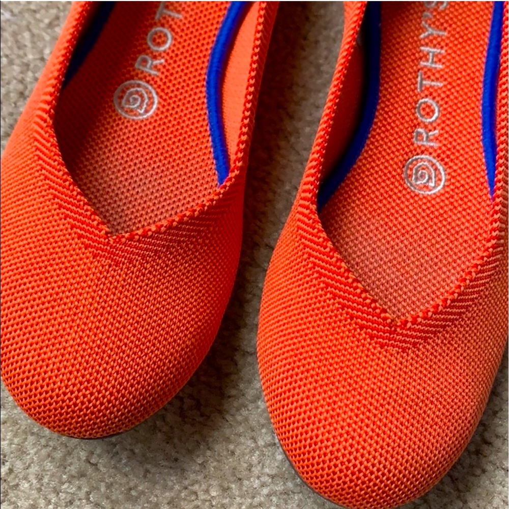 SOLD. Authentic Rothy’s Persimmon Flats - Picture 5 of 8